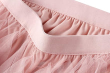 Load image into Gallery viewer, Florence Italian Midi Tulle Skirt A-line Elastic High Waist Irregular Layered Tiered Mesh Ballet Prom Wedding Party One Size Skirt