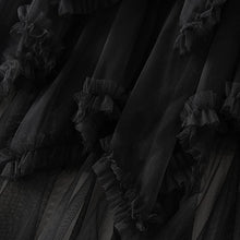 Load image into Gallery viewer, Naples Italian Womans Layered Mesh Tulle Skirt A-Line Tutu Skirt Casual Puffy Maxi Skirts Prom Skirt