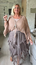 Load image into Gallery viewer, Naples Italian Womans Layered Mesh Tulle Skirt A-Line Tutu Skirt Casual Puffy Maxi Skirts Prom Skirt in Mocha