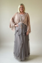 Load image into Gallery viewer, Ischia Lace Knit Overlay Jumper free size in Dusky Pink
