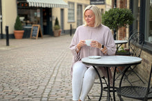 Load image into Gallery viewer, Positano Funnel Neck Open Poncho free size in Pink