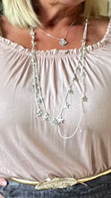 Load image into Gallery viewer, The Sorrento Look - Dusk by Feathers Of Italy Tule skirt angle wings jumper star necklace
