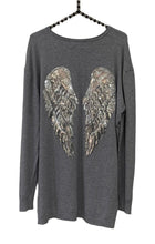 Load image into Gallery viewer, Limited Edition Angels Batwing Jumper In Cobalt Blue Made In Italy By Feathers Of Italy