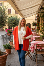 Load image into Gallery viewer, Siena Kimono Style Open Cardigan Beige | Feathers Of Italy