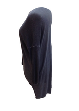 Load image into Gallery viewer, Long Lana Soft Fine Knit Jumper in Blue Made In Italy By Feathers Of Italy One Size - Feathers Of Italy