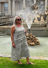 Load image into Gallery viewer, Riminiano Maxi Dress In Linen One Size Natual Linen