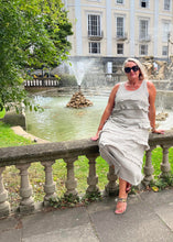 Load image into Gallery viewer, Riminiano Maxi Dress In Linen One Size Natual Linen