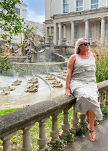 Load image into Gallery viewer, Riminiano Maxi Dress In Linen One Size Natual Linen