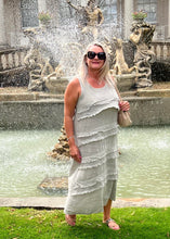 Load image into Gallery viewer, Riminiano Maxi Dress In Linen One Size Natual Linen