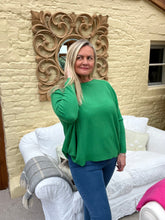 Load image into Gallery viewer, Naples Relaxed Batwing Long Sleeves Jumper | Feathers Of Italy