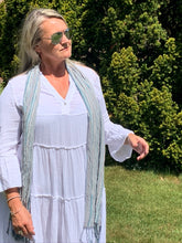 Load image into Gallery viewer, Positano Tiered Cheesecloth Dress in Various Colours - Feathers Of Italy