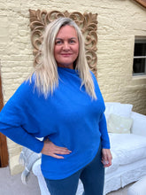 Load image into Gallery viewer, Venice Asymmetric Jumper Colbolt Blue