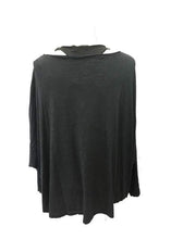 Load image into Gallery viewer, Boa Silk Top in Slate | Feathers Of Italy