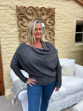 Load image into Gallery viewer, Venice Asymmetric Jumper | Feathers Of Italy