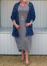 Load image into Gallery viewer, Nia Pouch Maxi Dress in Soft Beige - Feathers Of Italy