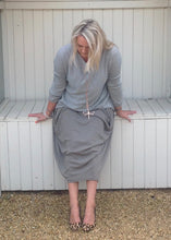 Load image into Gallery viewer, Lana Soft Knit in Silver - Feathers Of Italy