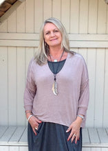 Load image into Gallery viewer, Chiffon Back Fine Knit Jumper in Pink Made In Italy By Feathers Of Italy One Size - Feathers Of Italy