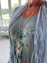 Load image into Gallery viewer, Luxurious Soft 100% cotton cardigan wrap with jersey back and ties