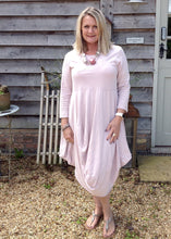 Load image into Gallery viewer, Giovani Dress in Pink - Feathers Of Italy