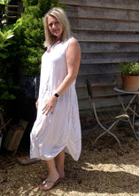 Load image into Gallery viewer, Garda Linen Long Dress - Feathers Of Italy