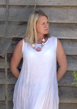 Load image into Gallery viewer, Garda Linen Long Dress - Feathers Of Italy