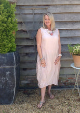 Load image into Gallery viewer, Garda Linen Long Dress - Feathers Of Italy
