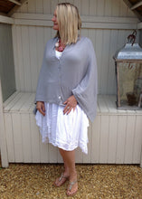 Load image into Gallery viewer, Sicily Five Way Poncho in Duck Egg - Feathers Of Italy