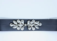 Load image into Gallery viewer, Freya Diamonte Choker in Grey or black - Feathers Of Italy