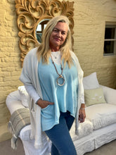 Load image into Gallery viewer, Milan V-Neck Batwing Short Sleeves Jumper Various Colours | Feathers Of Italy