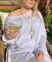 Load image into Gallery viewer, Gauli Oversized Fine Knit Top in White Made In Italy by Feathers Of Italy One Size - Feathers Of Italy