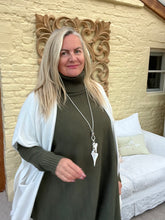 Load image into Gallery viewer, Siena Kimono Style Open Cardigan Cream | Feathers Of Italy