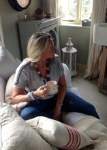 Load image into Gallery viewer, Positano Glitzy Top in Grey - Feathers Of Italy