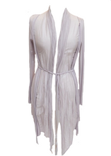 Load image into Gallery viewer, FlorenceLuxurious Soft 100% cotton cardigan wrap with jersey back and ties