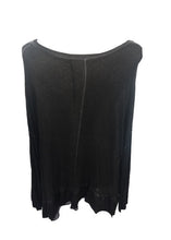 Load image into Gallery viewer, Raffadali Linen Top in Navy Made In Italy By Feathers Of Italy One Size - Feathers Of Italy