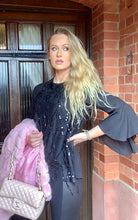 Load image into Gallery viewer, Sequinned Blusa Blouse with Flair Sleeves by Rinascimento