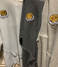 Load image into Gallery viewer, Lana Soft Knit in Dark Slate with Crown and Wings logo - Feathers Of Italy Exclusive - Feathers Of Italy