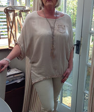 Load image into Gallery viewer, florence sequin silk top