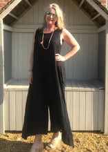 Load image into Gallery viewer, Linen Jumpsuit - in White  Made in Italy by Feathers Of Italy One Size - Feathers Of Italy