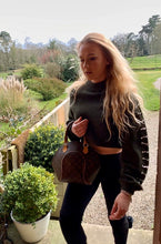 Load image into Gallery viewer, Giovani Diamanté Jumper in Green - Feathers Of Italy