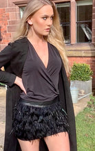 Load image into Gallery viewer, Abito Intero Ostrich Dress Nero Black by Rinascimento