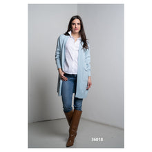 Load image into Gallery viewer, Monico Cream Open Cardigan with Pockets | Feathers Of Italy