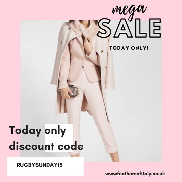 RUGBY Half Time Discount 15% off today