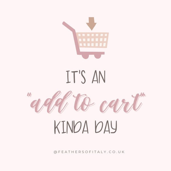 Its An Add To Cart Kinda Day - £10 OFF until Monday