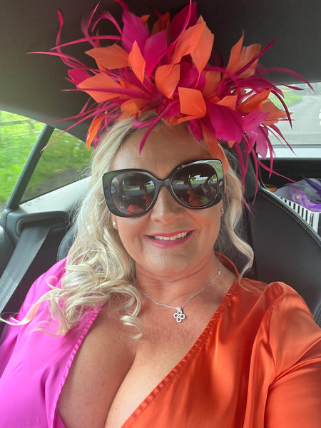 Kerrie Hits The Nationals With Her Flamboyant Style - The Telegraph - Ladies Day, Chester Races
