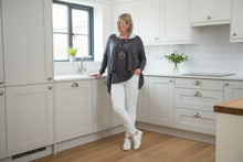 Load image into Gallery viewer, Double Pocket Layer Jumper in Slate - Feathers Of Italy 

