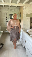 Load image into Gallery viewer, Naples Italian Womans Layered Mesh Tulle Skirt A-Line Tutu Skirt Casual Puffy Maxi Skirts Prom Skirt in Mocha
