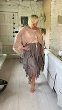 Load image into Gallery viewer, Naples Italian Womans Layered Mesh Tulle Skirt A-Line Tutu Skirt Casual Puffy Maxi Skirts Prom Skirt in Mocha
