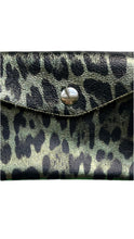 Load image into Gallery viewer, Limited Edition Metallic Leopard Print Green Small Purse - 15x9cm

