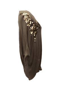 butterfly sequined jumper
