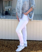 Load image into Gallery viewer, Amazing Florence Jeans in White | Feathers Of Italy 
